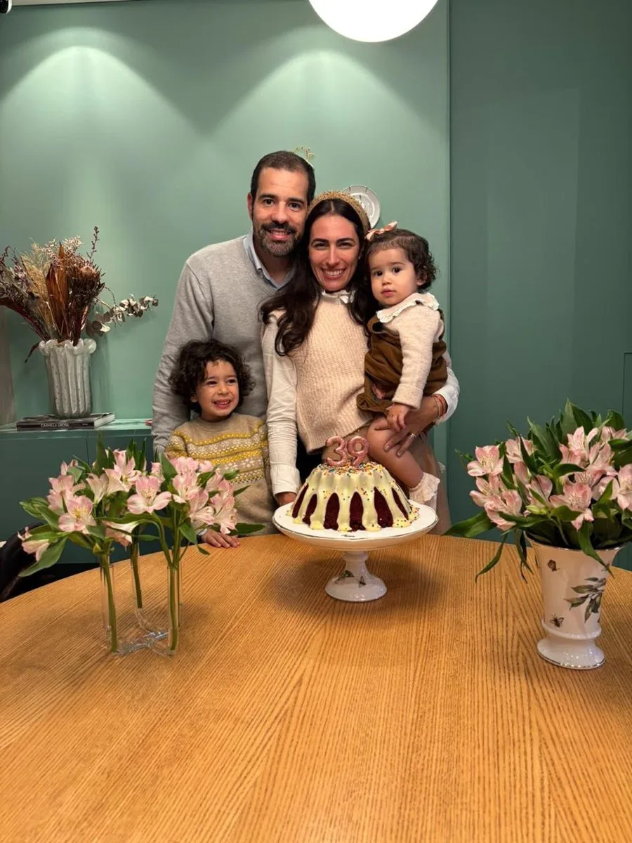 Carol, Gabriel, Dudu e Laurinha